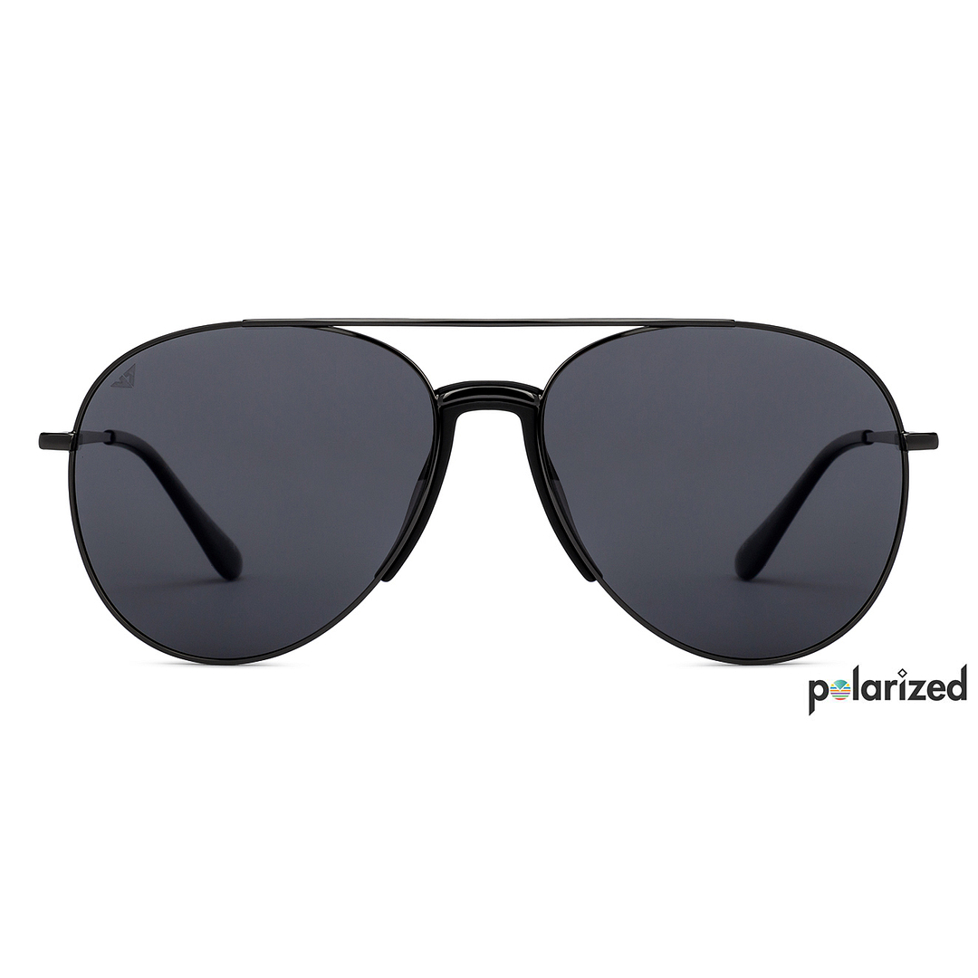 Vincent Chase Online Black Full Rim Aviator left side