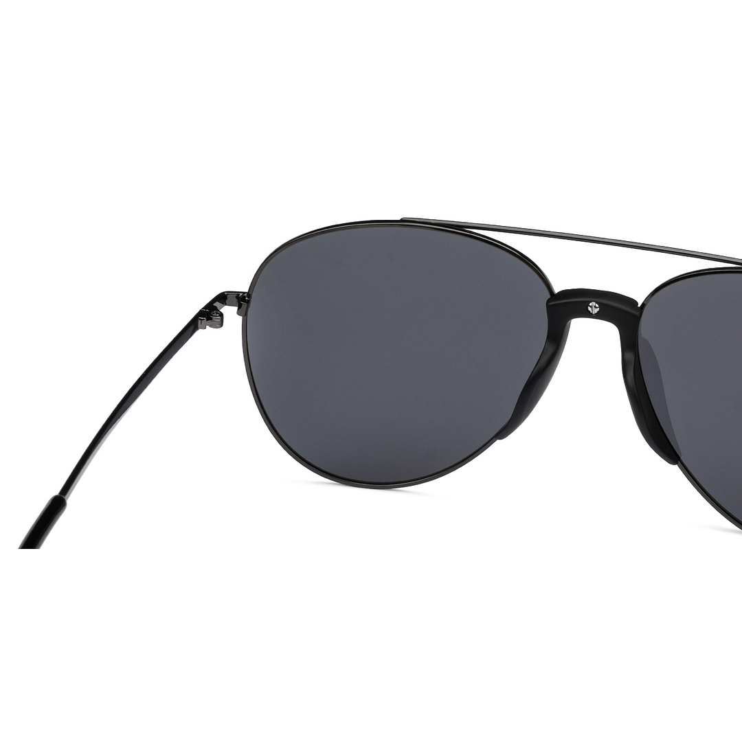 Vincent Chase Online Black Full Rim Aviator right side