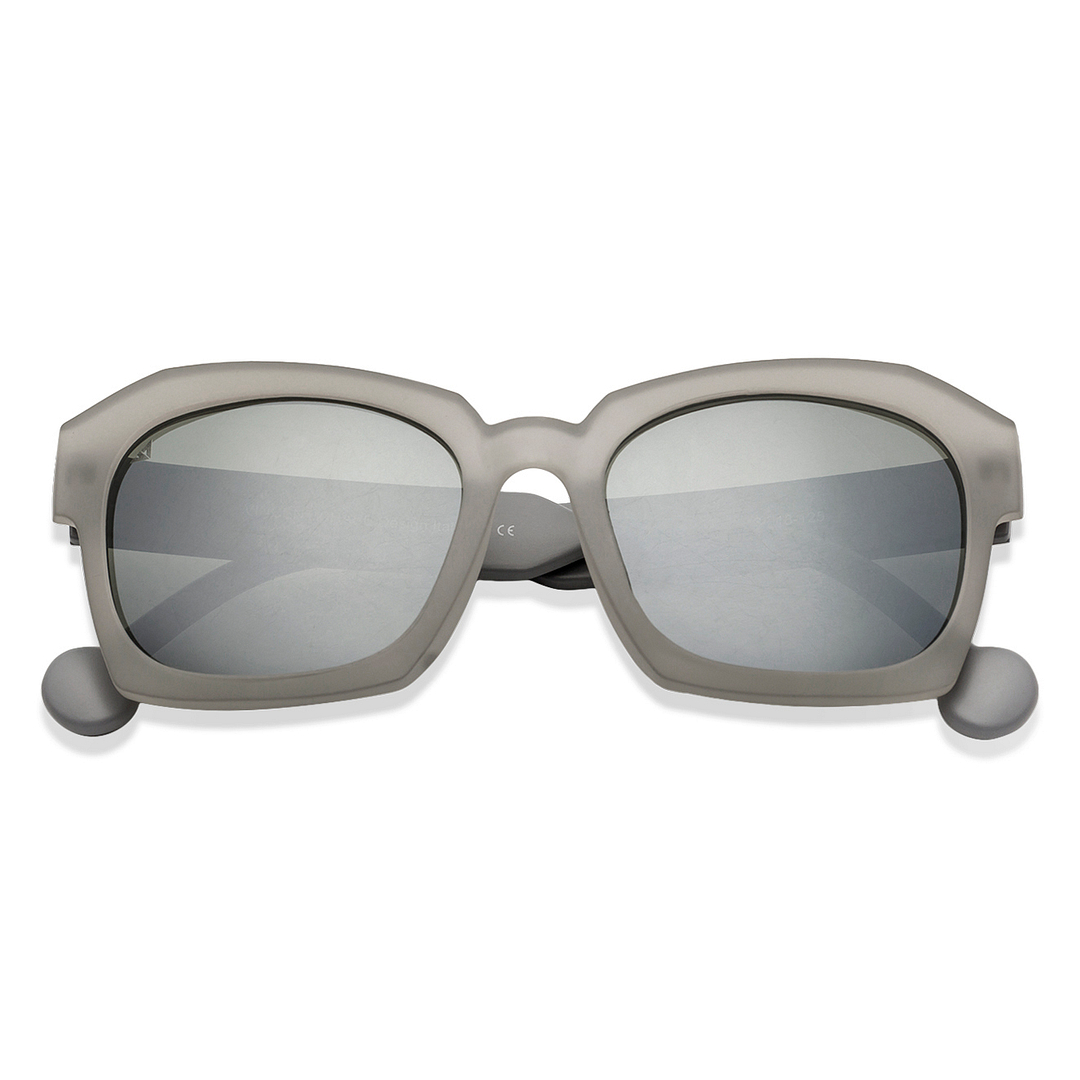 Hooper Light Grey Full Rim Square right side