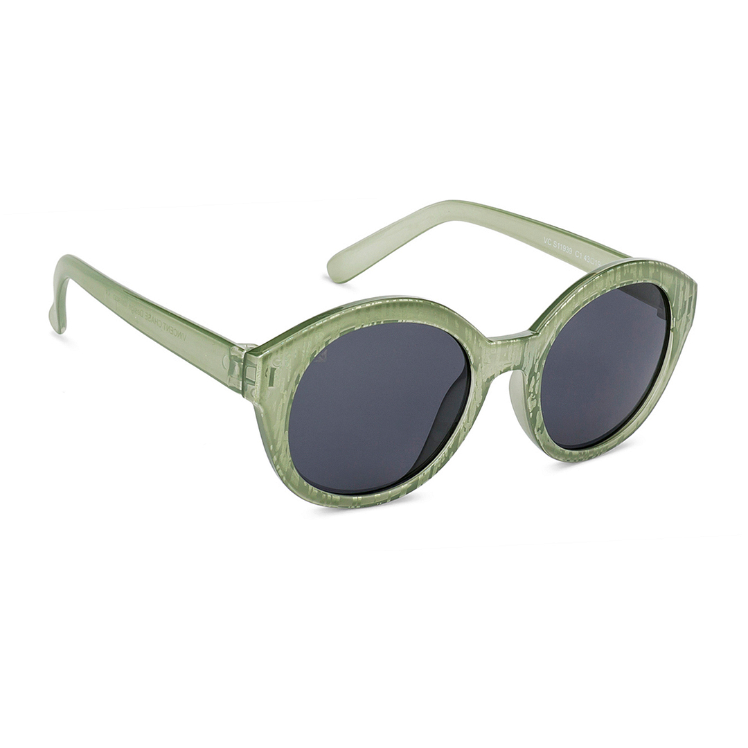 Hooper Light Green Full Rim Round left side