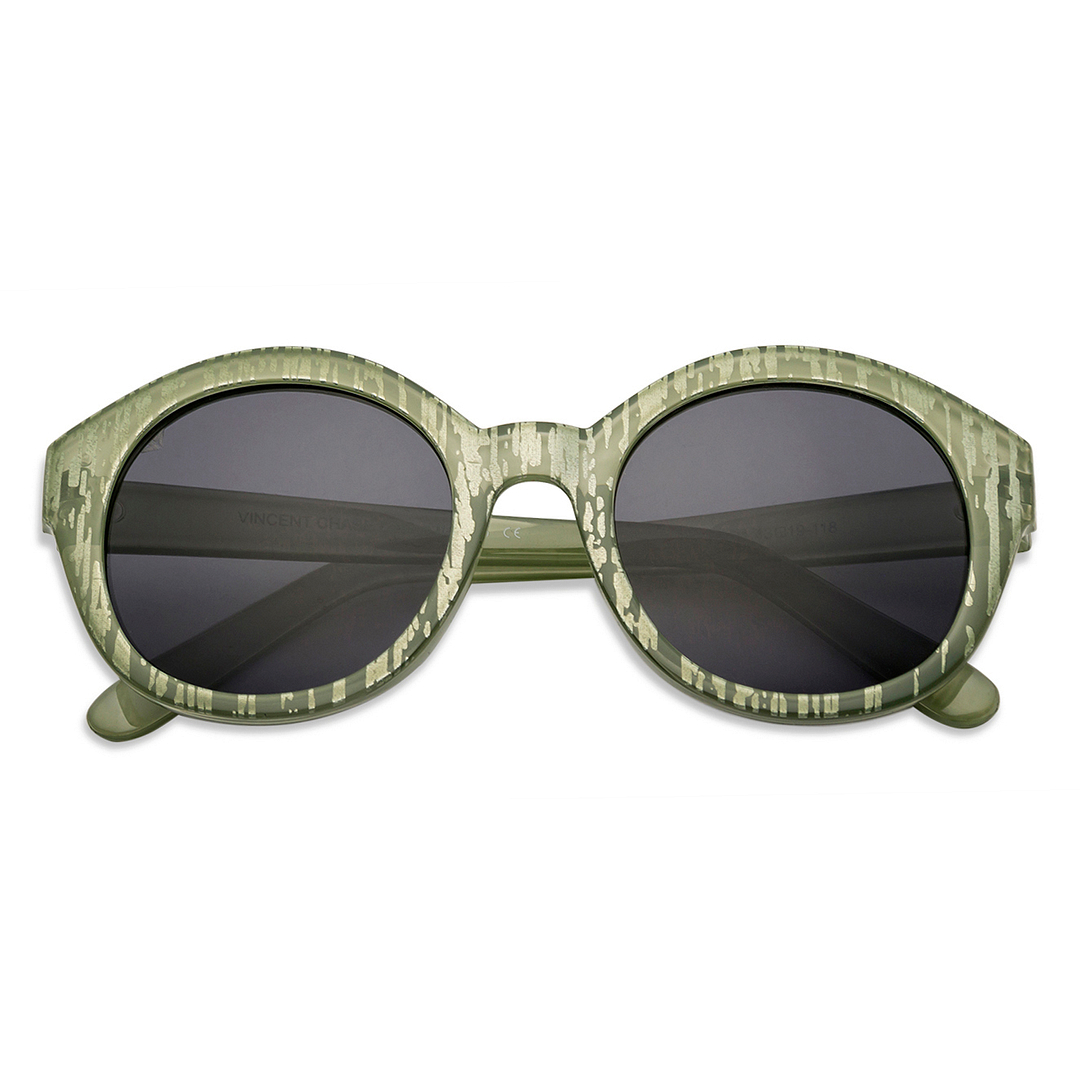 Hooper Light Green Full Rim Round right side