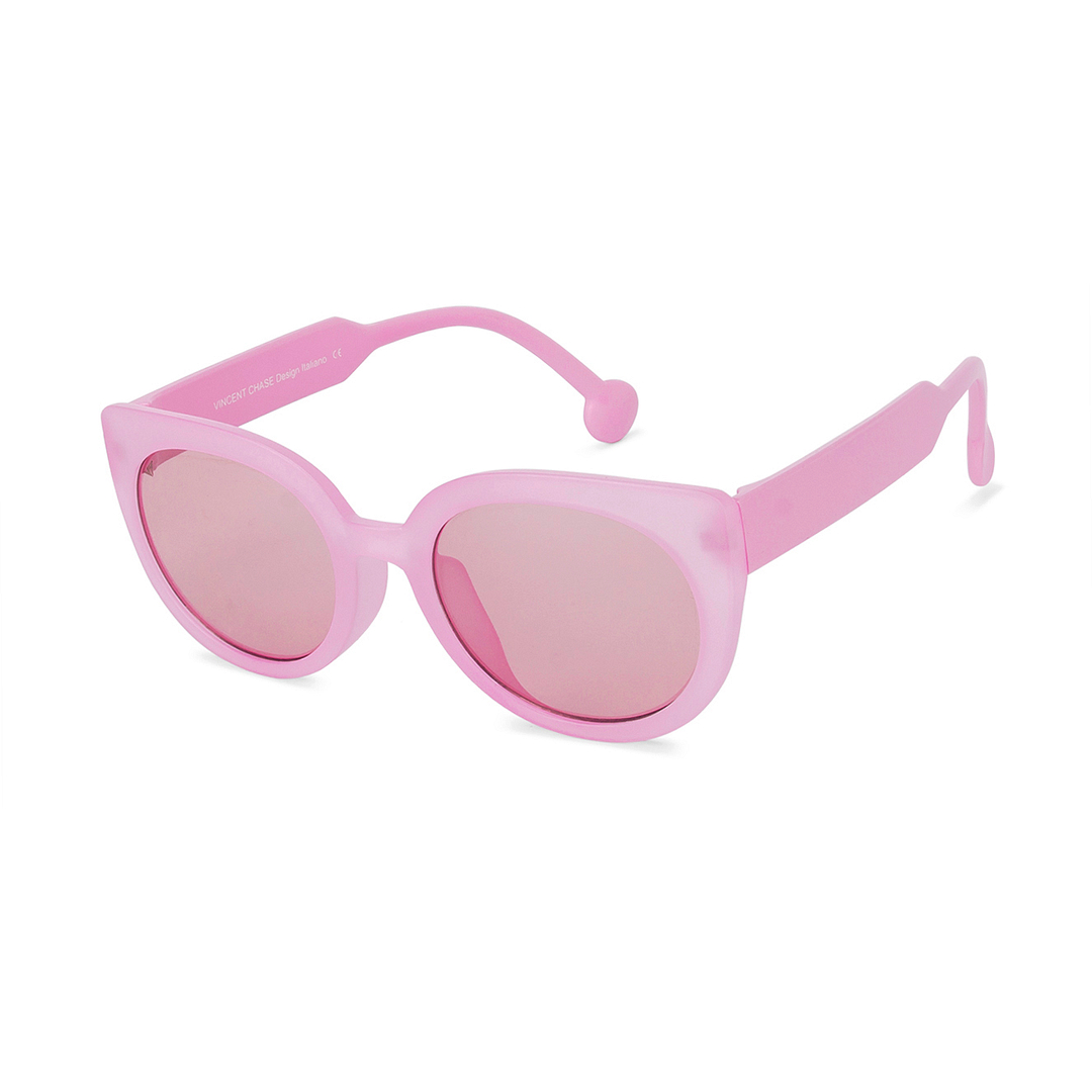 Hooper Pink Full Rim Cat Eye right side
