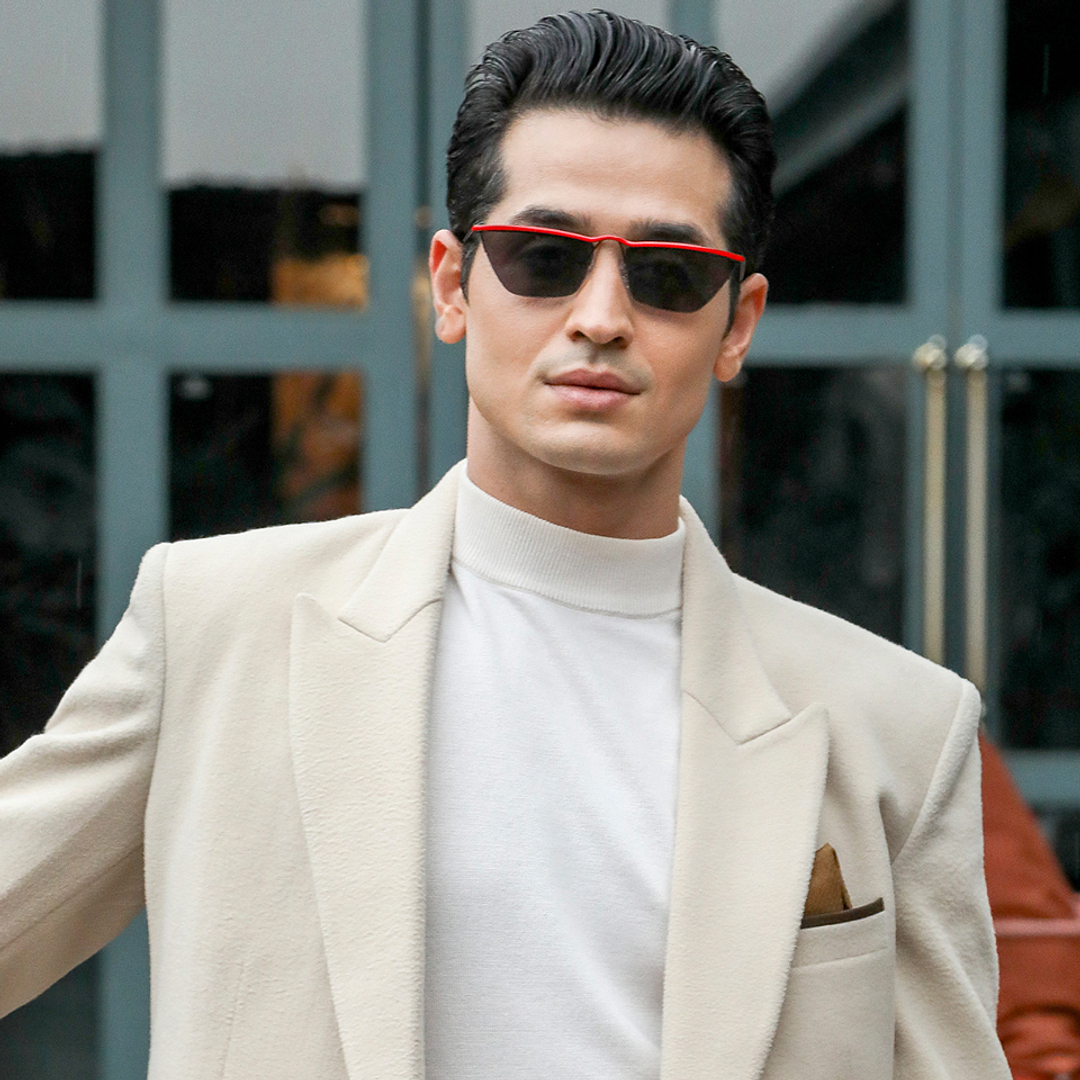 Vincent Chase Online Pink Half Rim Rectangle left side