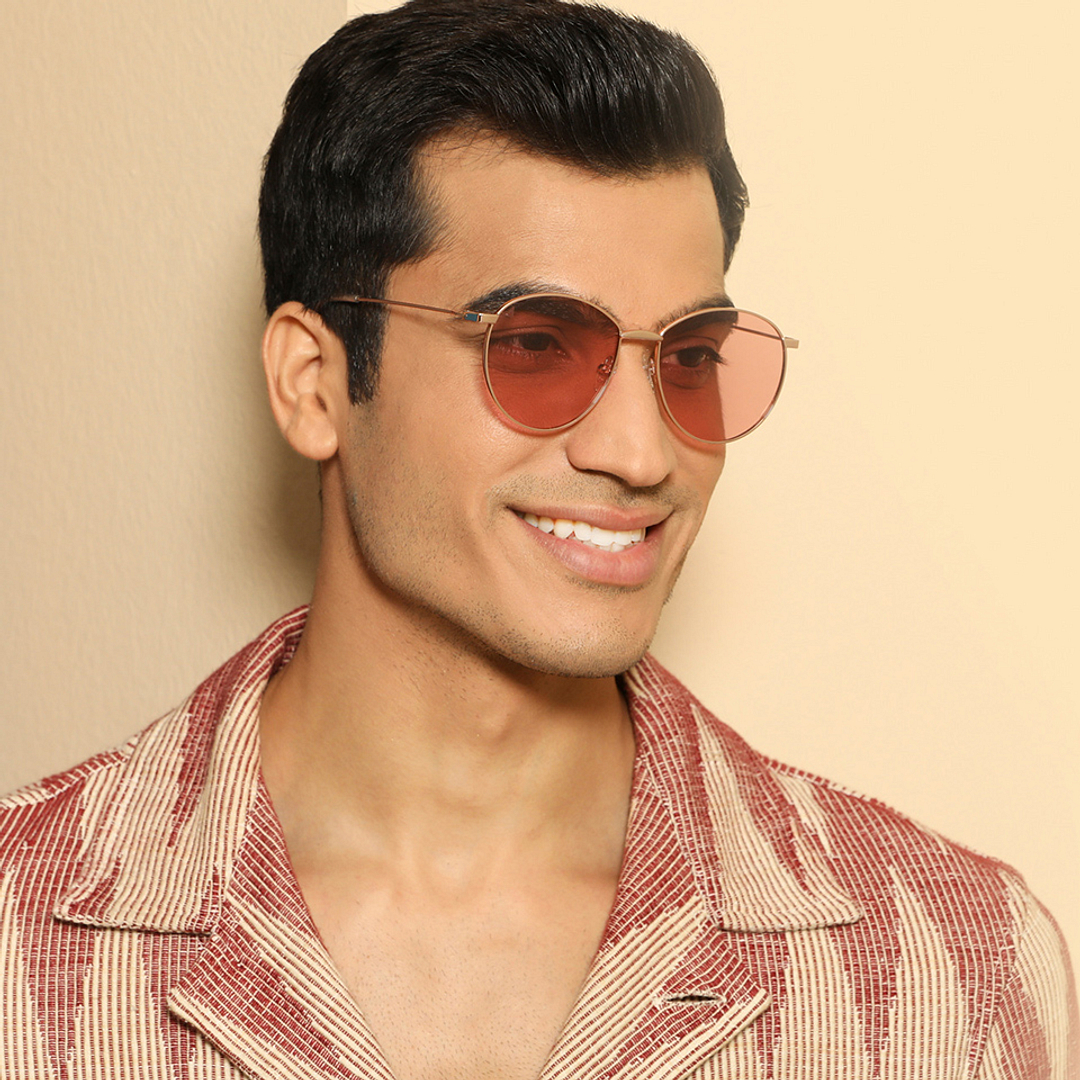 Vincent Chase Online Gold Full Rim Round left side