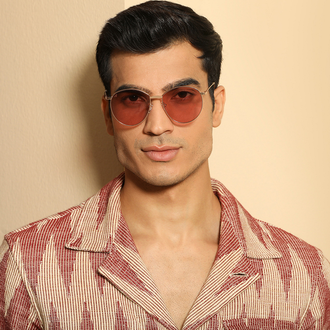 Vincent Chase Online Gold Full Rim Round right side