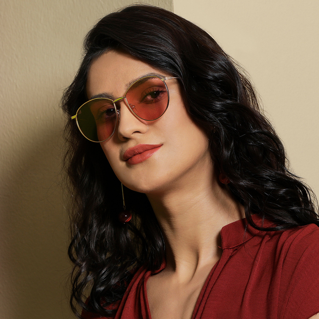 Vincent Chase Online Gold Full Rim Round right side