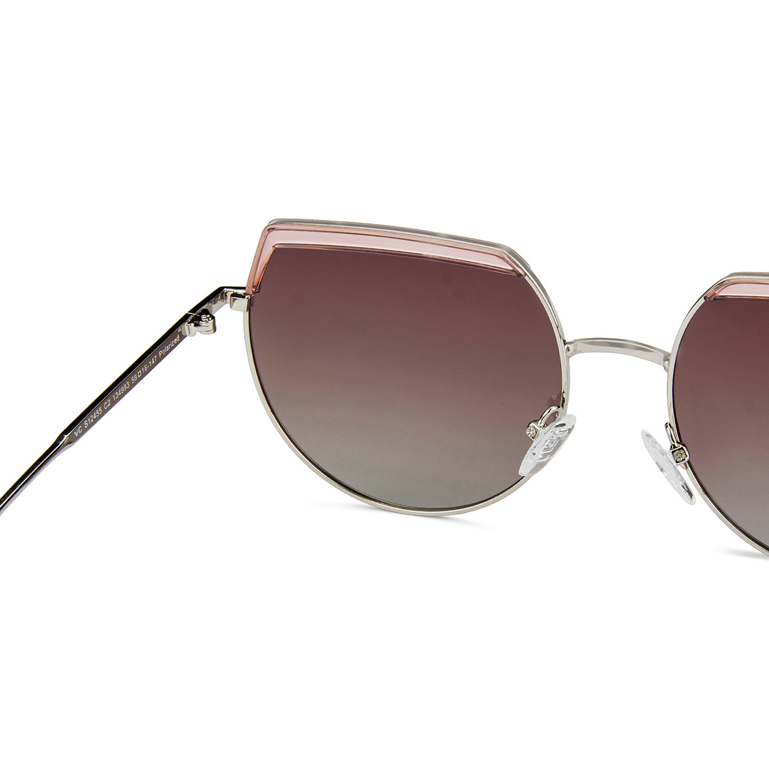 Vincent Chase Online Silver Full Rim Round right side