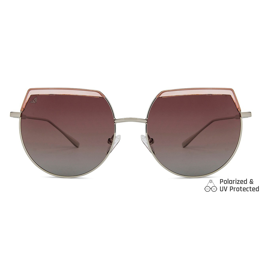 Vincent Chase Online Silver Full Rim Round left side