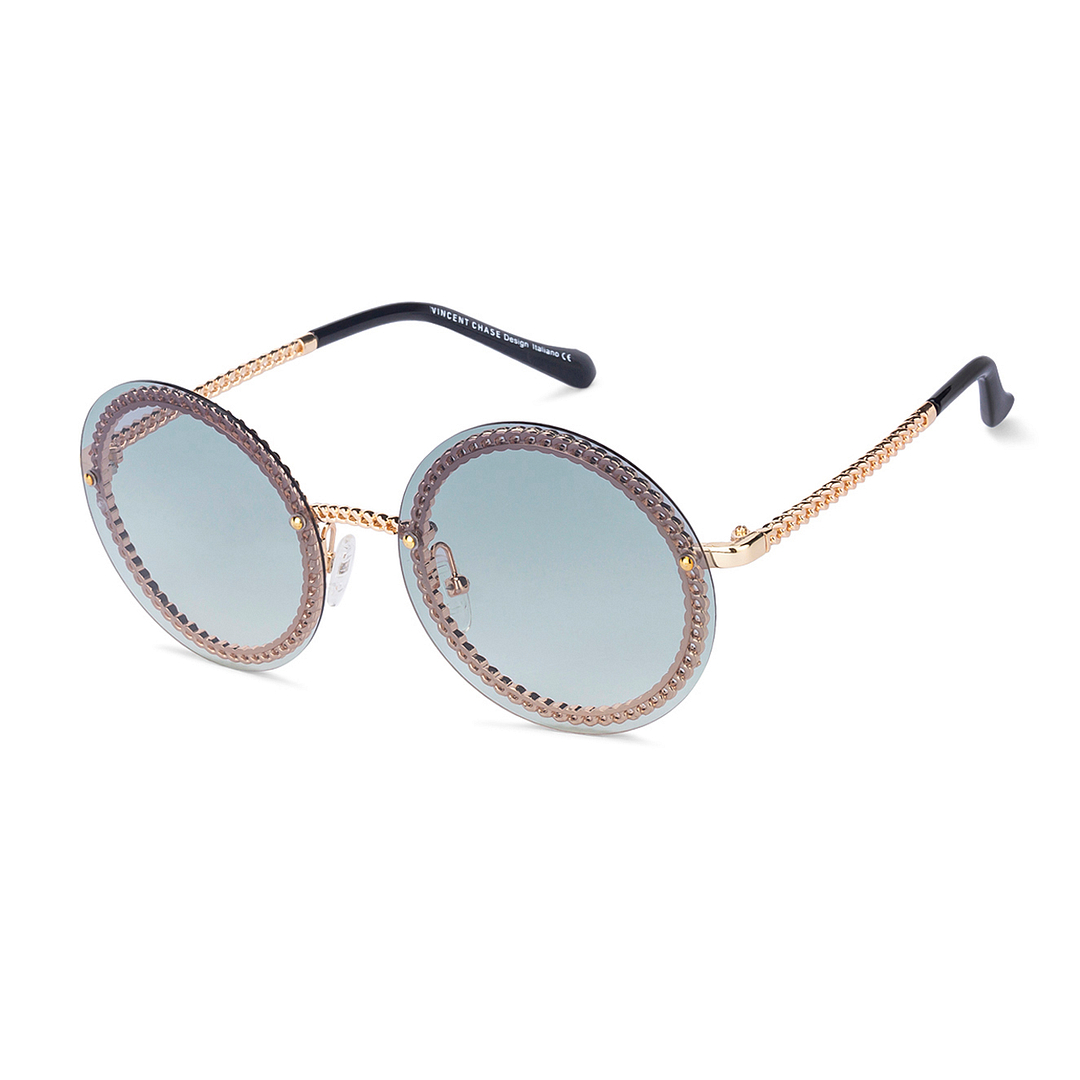 Vincent Chase Online Gold Full Rim Round right side