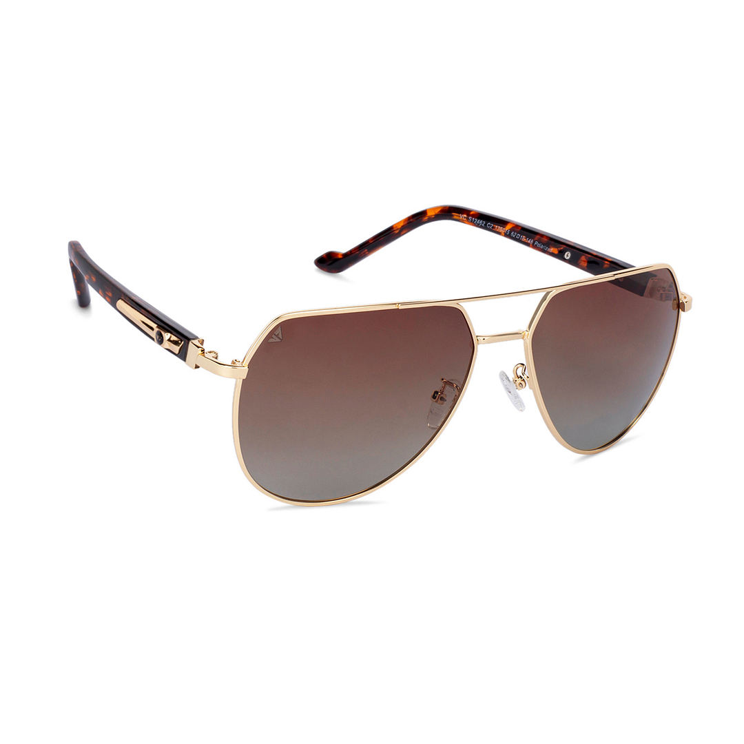 Vincent Chase Online Gold Full Rim Aviator right side