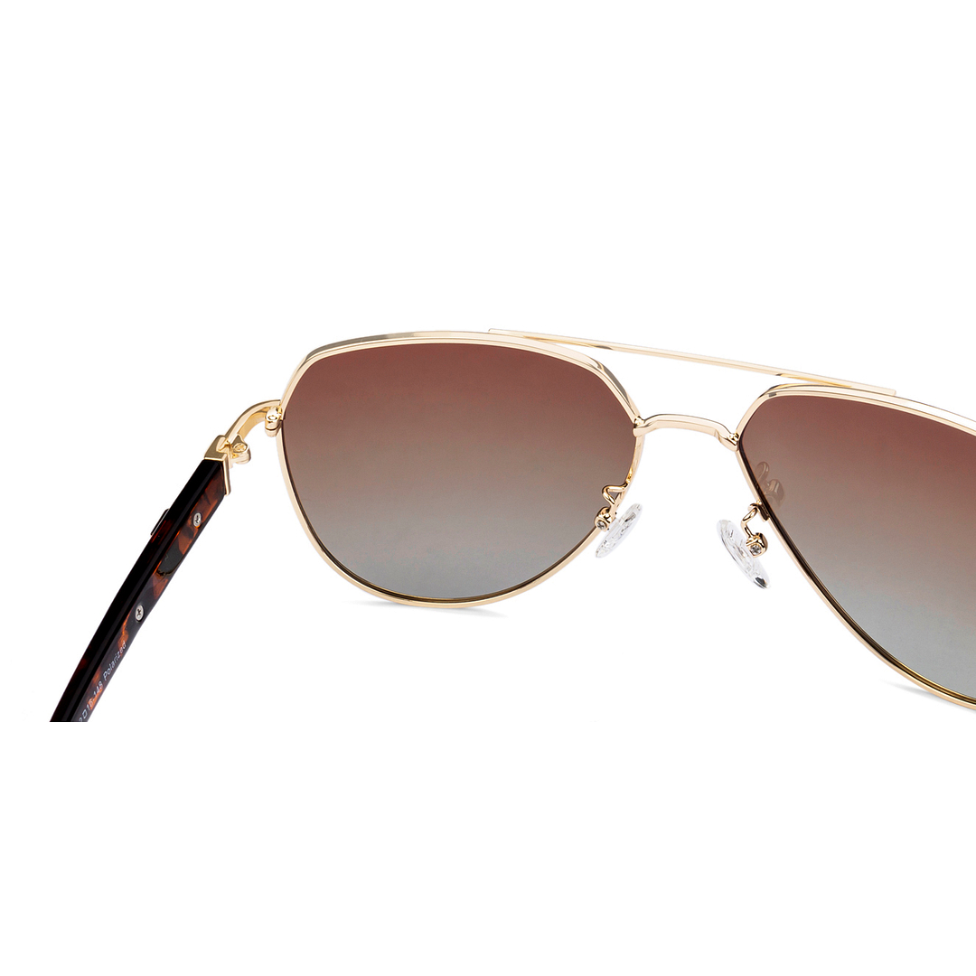 Vincent Chase Online Gold Full Rim Aviator right side