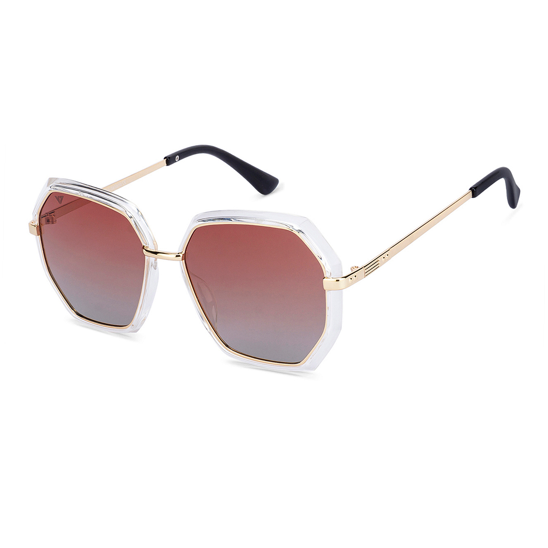 Vincent Chase Online Gold Full Rim Geometric left side