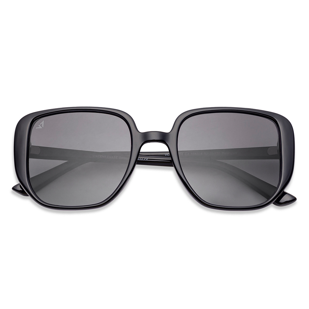 Vincent Chase Online Black Full Rim Rectangle left side