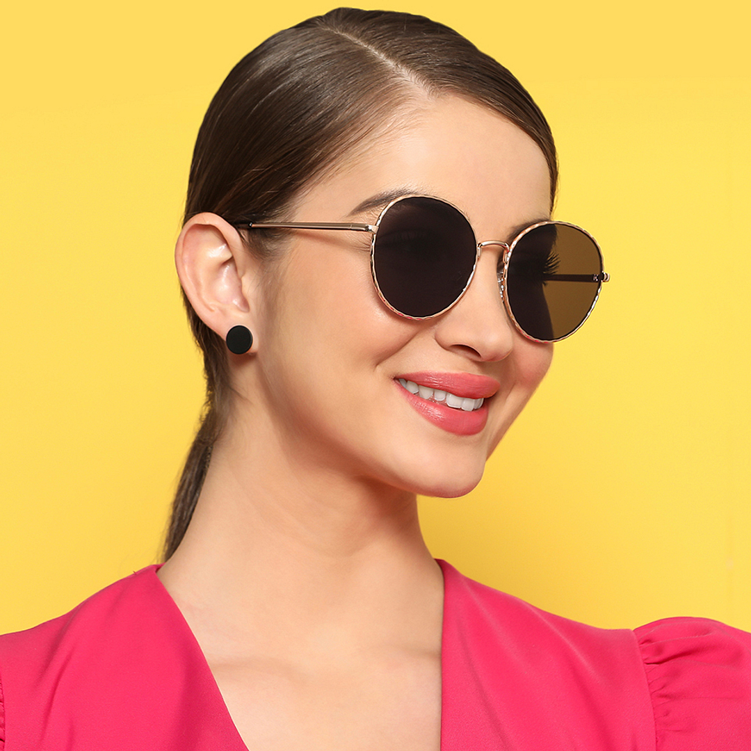 Vincent Chase Online Gold Full Rim Round left side