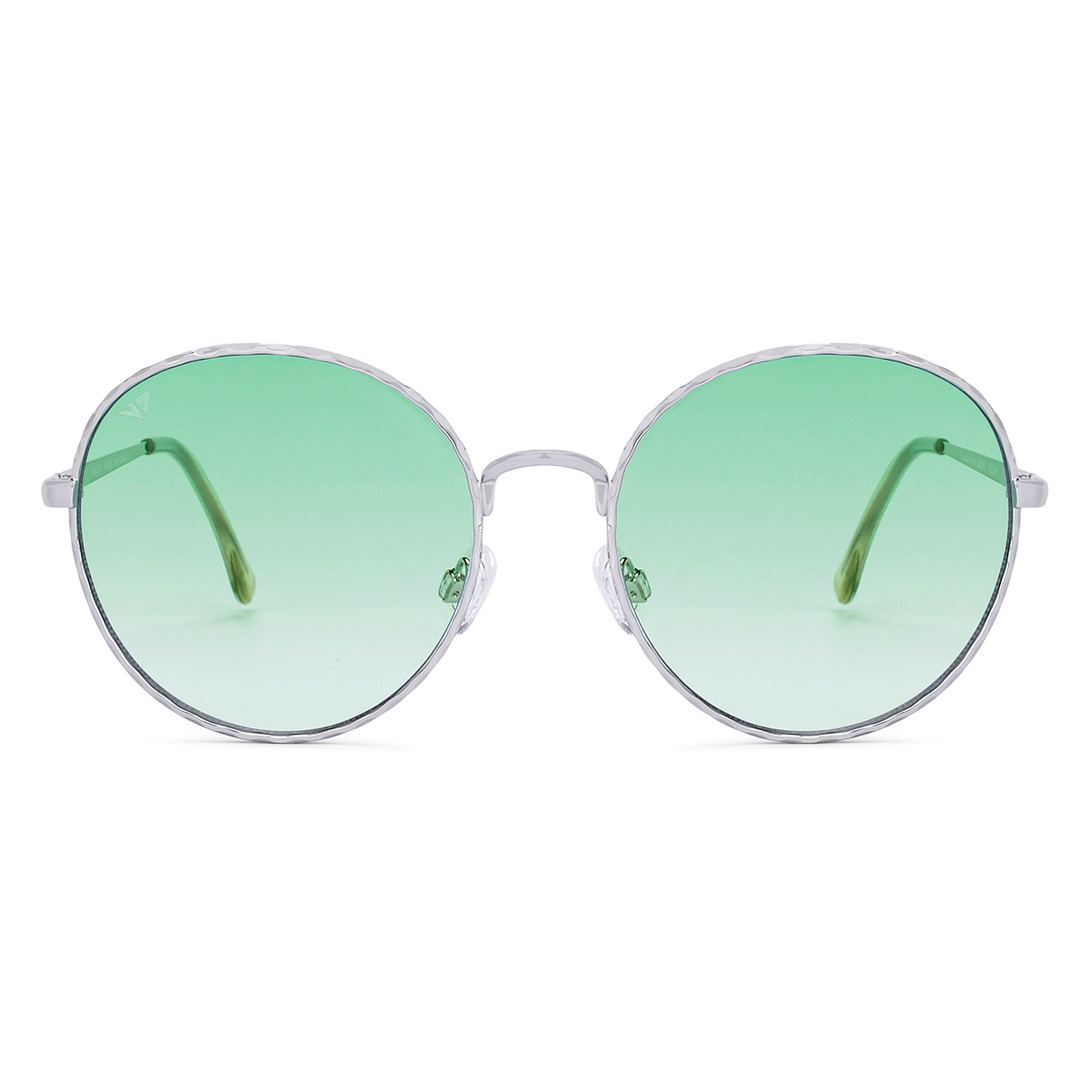 Vincent Chase Online Silver Full Rim Round left side