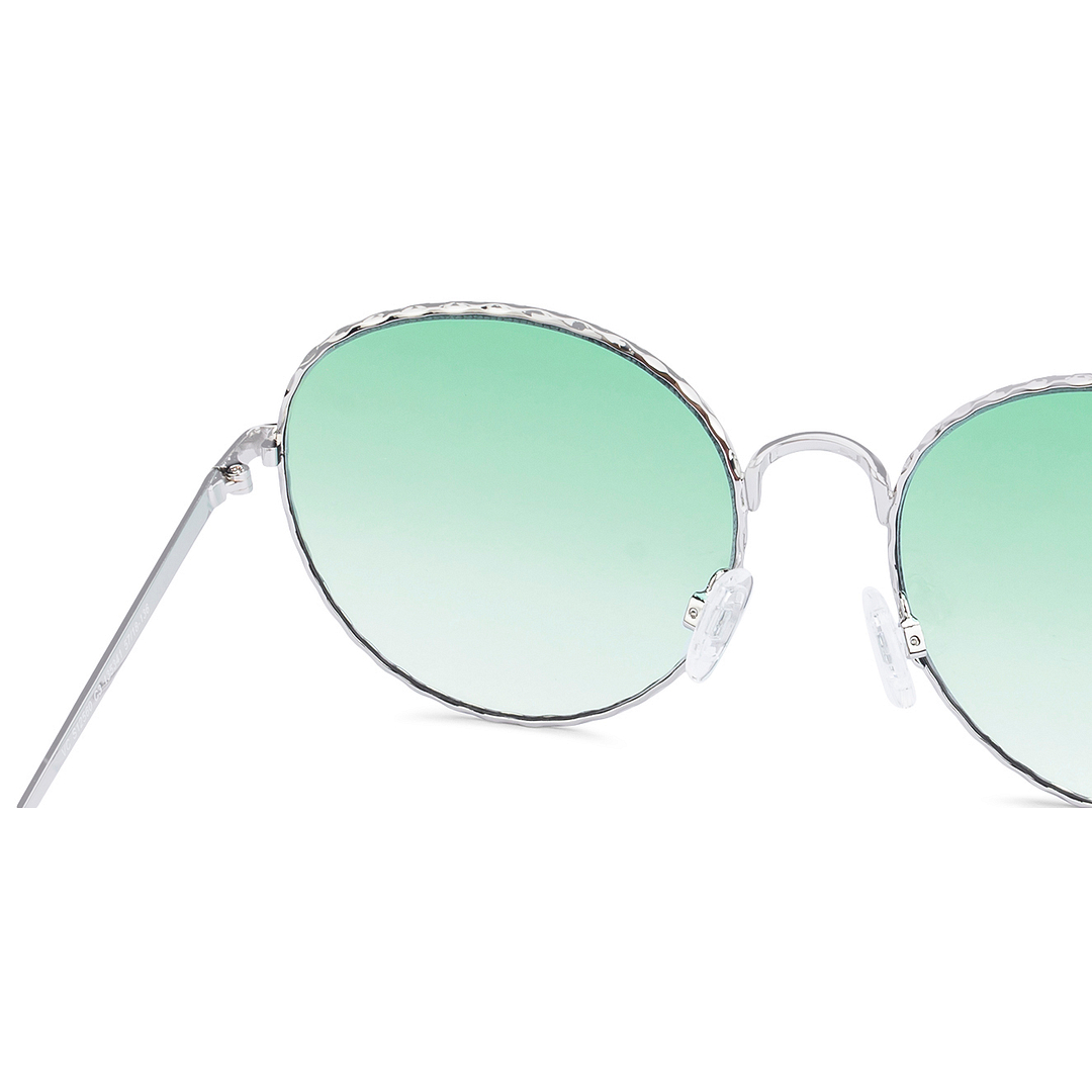 Vincent Chase Online Silver Full Rim Round left side