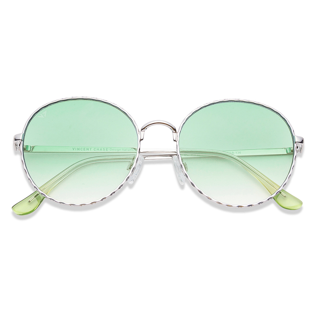 Vincent Chase Online Silver Full Rim Round right side