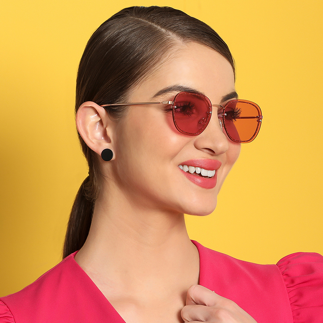 Vincent Chase Online Gold Full Rim Round left side