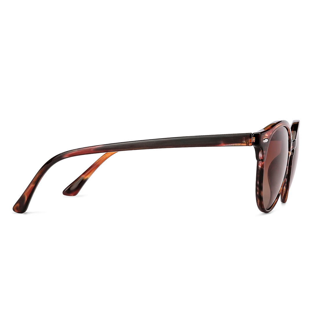 Vincent Chase Polarized Brown Full Rim Round right side