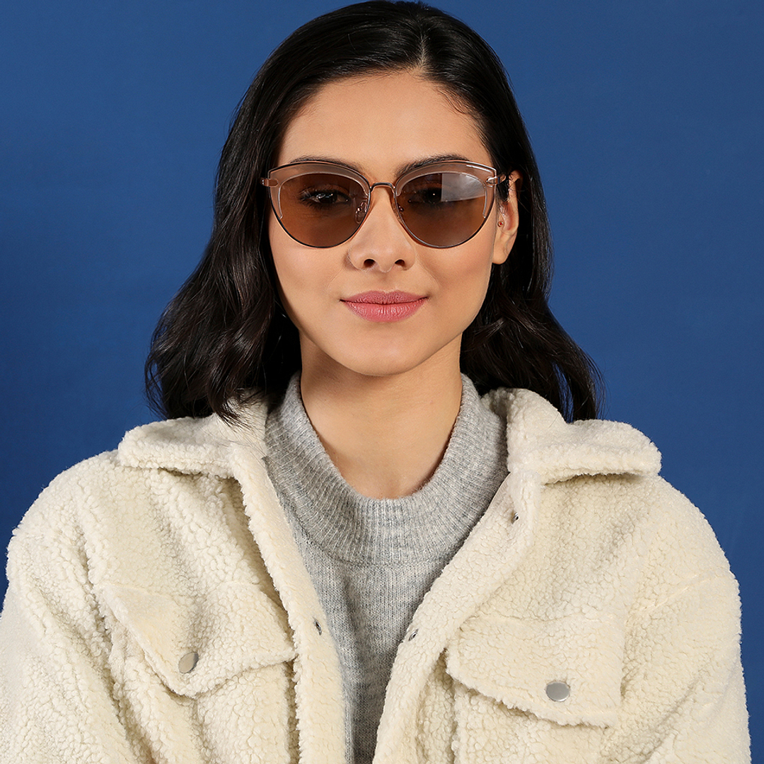 Vincent Chase Online Rose Gold Full Rim Cat Eye left side