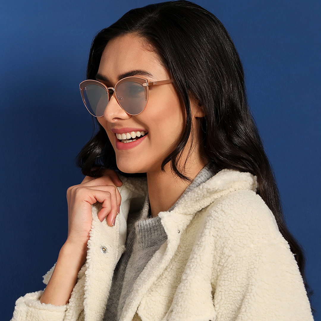 Vincent Chase Online Rose Gold Full Rim Cat Eye right side