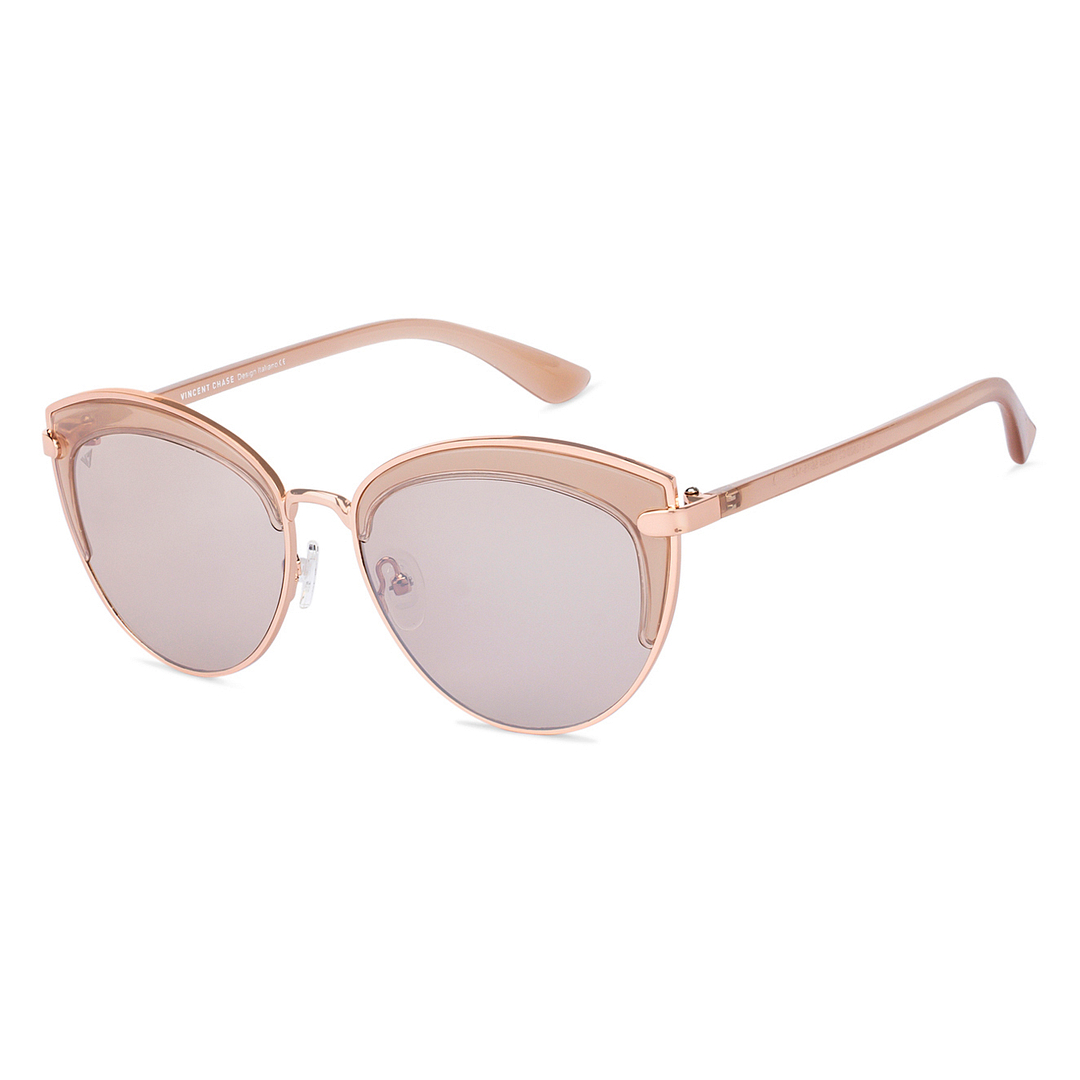 Vincent Chase Online Rose Gold Full Rim Cat Eye right side