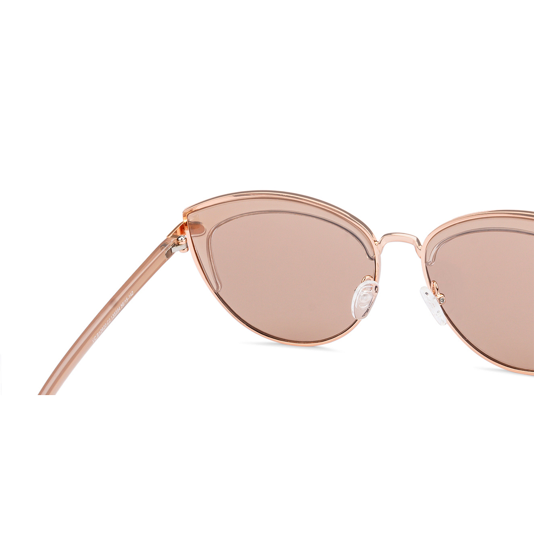 Vincent Chase Online Rose Gold Full Rim Cat Eye left side