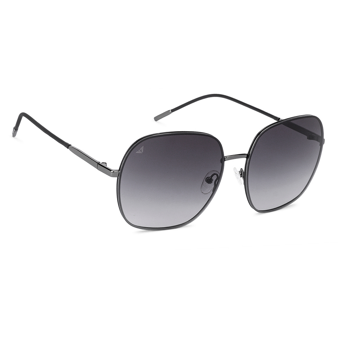 Vincent Chase Online Gunmetal Full Rim Rectangle left side