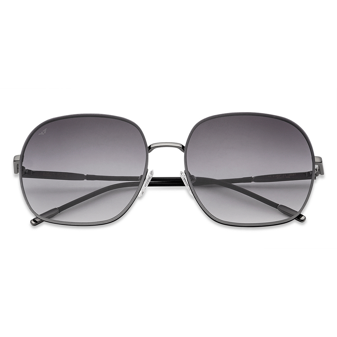 Vincent Chase Online Gunmetal Full Rim Rectangle right side