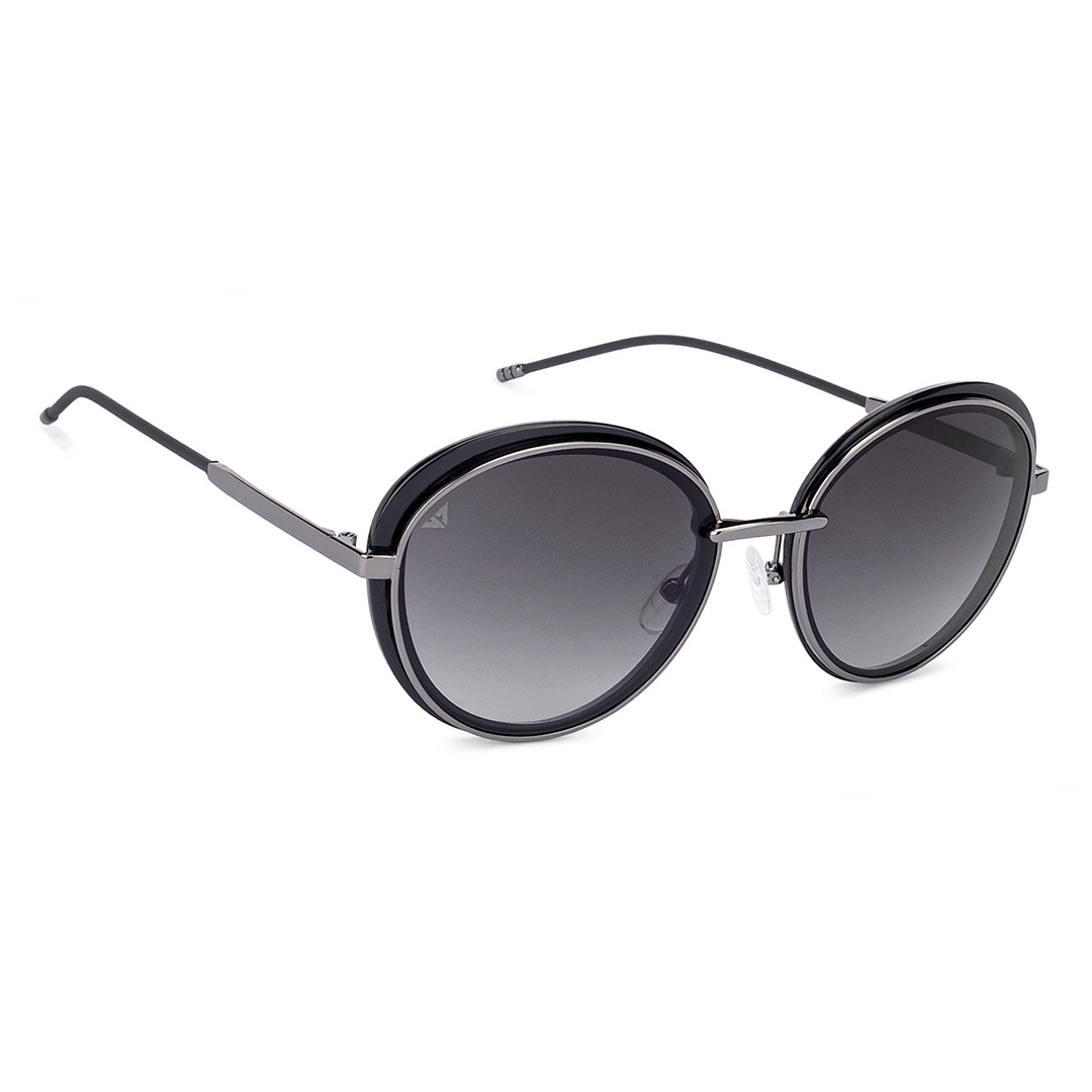 Vincent Chase Online Gunmetal Full Rim Cat Eye left side