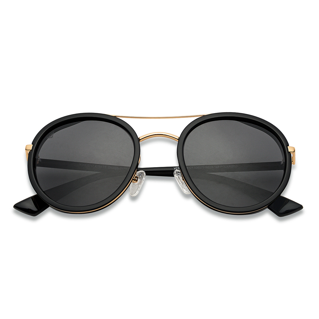 Vincent Chase Online Gold Full Rim Round left side