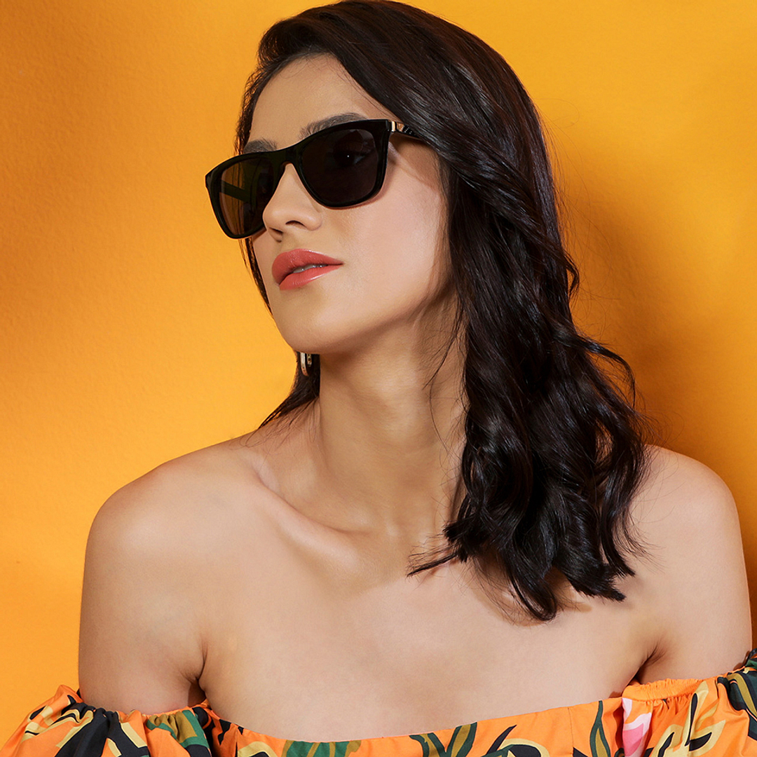 Vincent Chase Online Black Full Rim Square left side