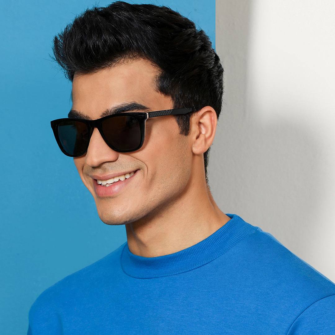 Vincent Chase Online Black Full Rim Square right side