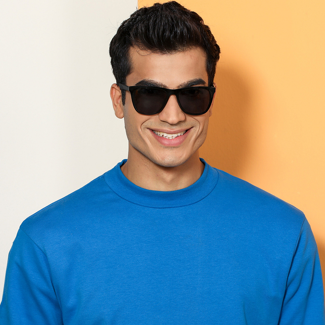 Vincent Chase Online Black Full Rim Square left side