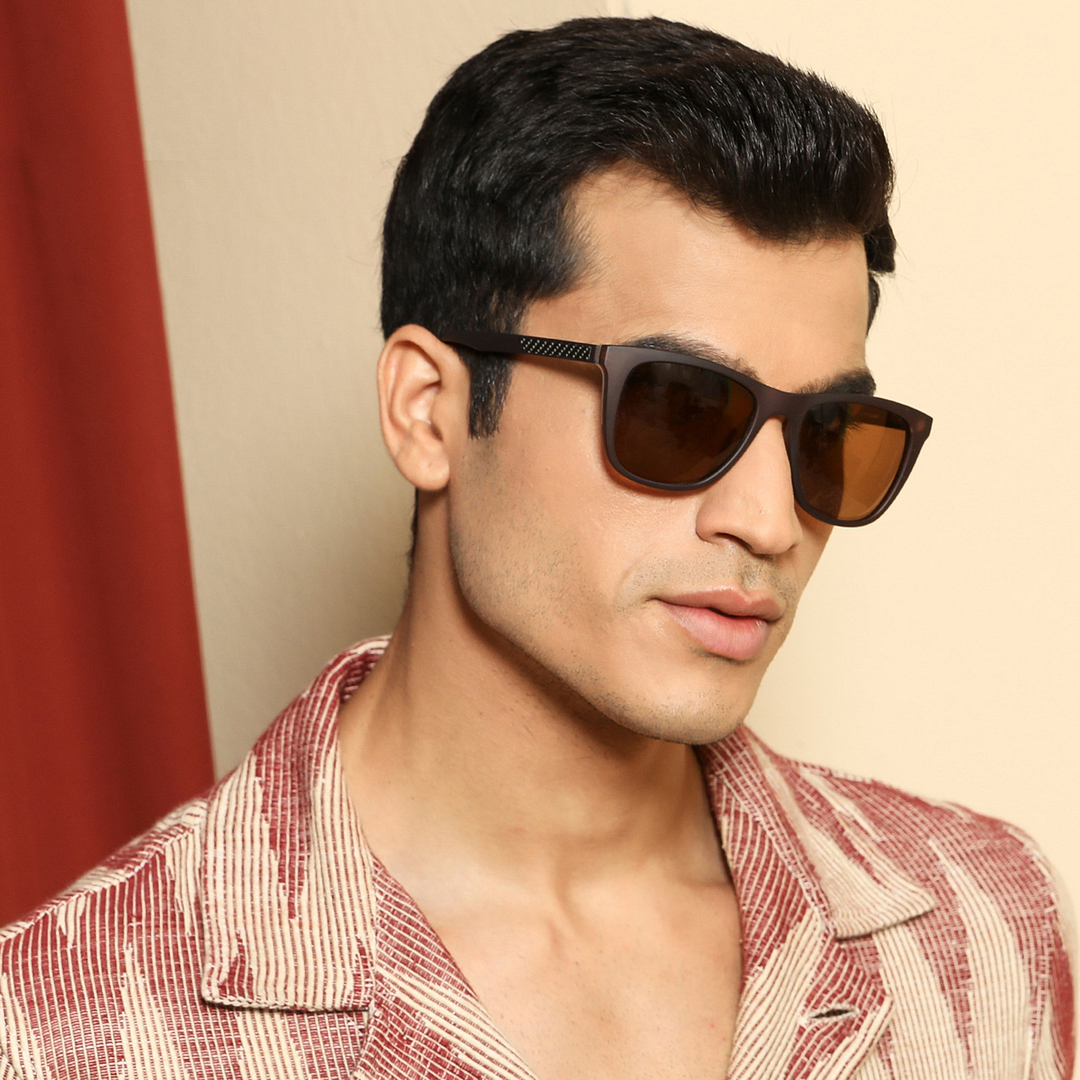 Vincent Chase Online Brown Full Rim Square left side