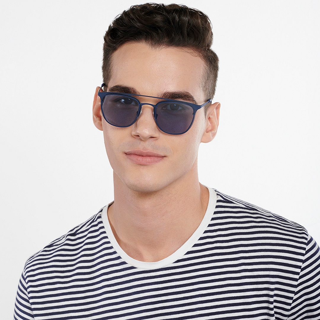 Vincent Chase Blue Full Rim Clubmaster right side