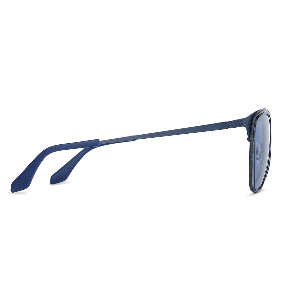 Vincent Chase Blue Full Rim Clubmaster left side