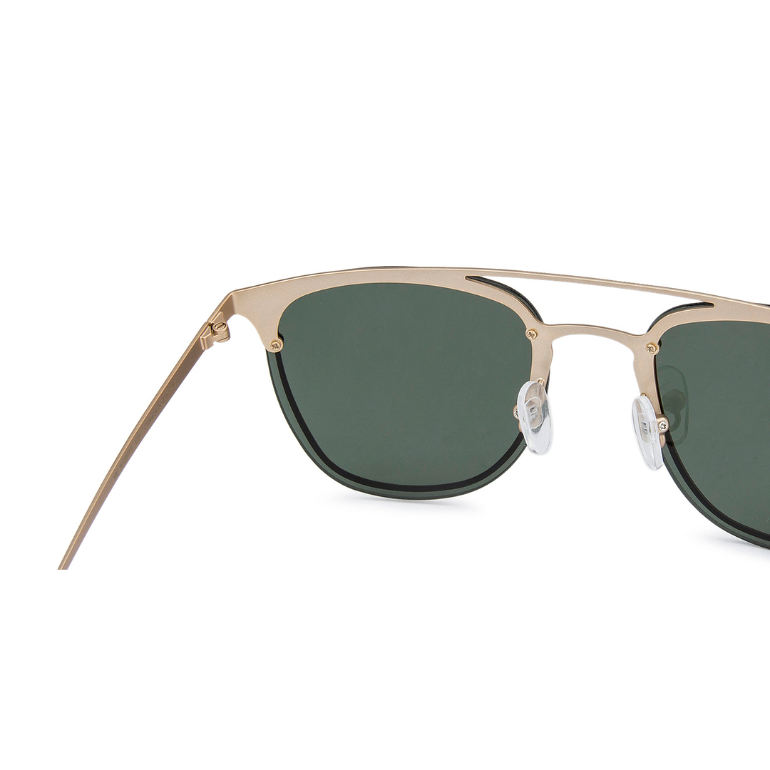 Vincent Chase Gold Full Rim Clubmaster right side