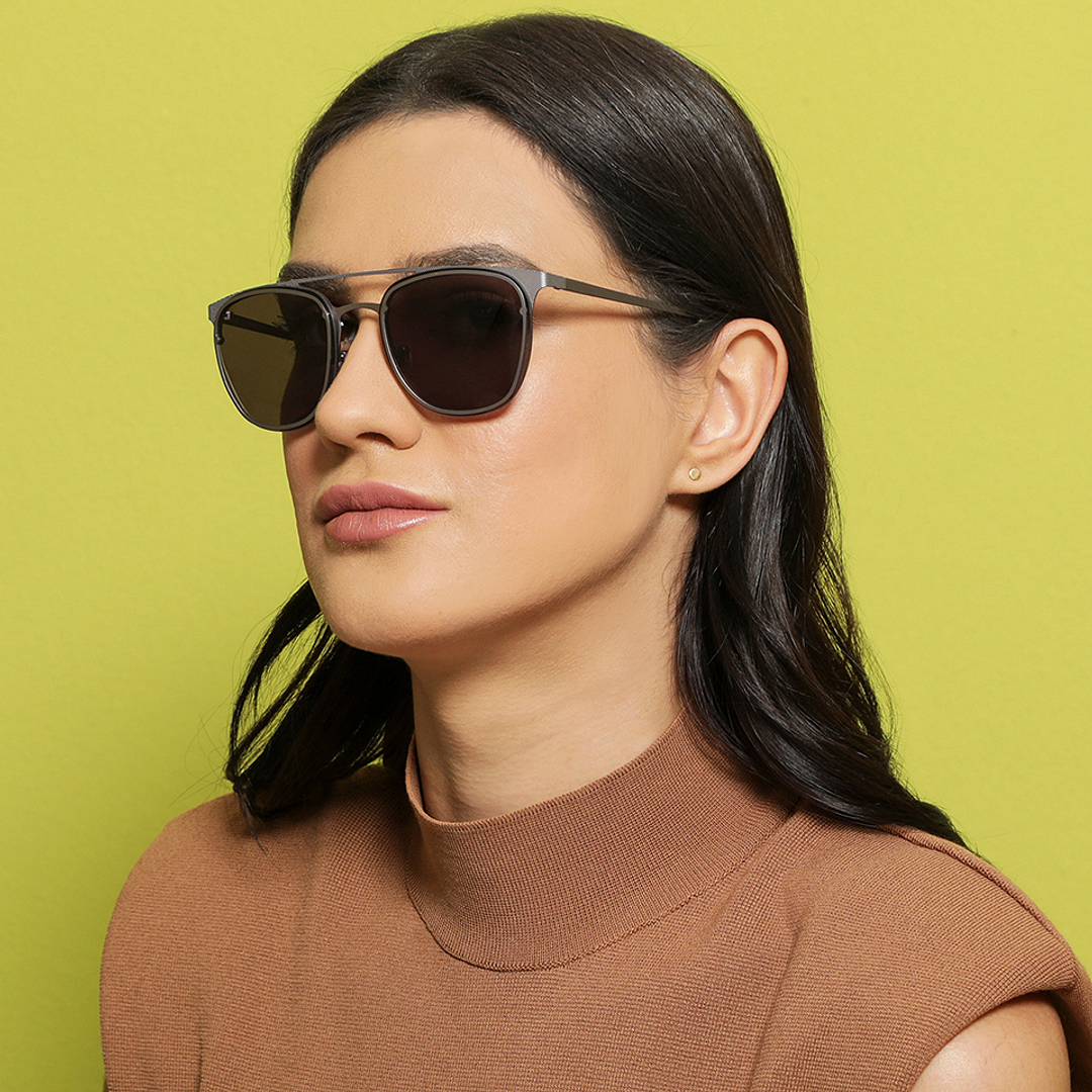 Vincent Chase Grey Full Rim Clubmaster right side