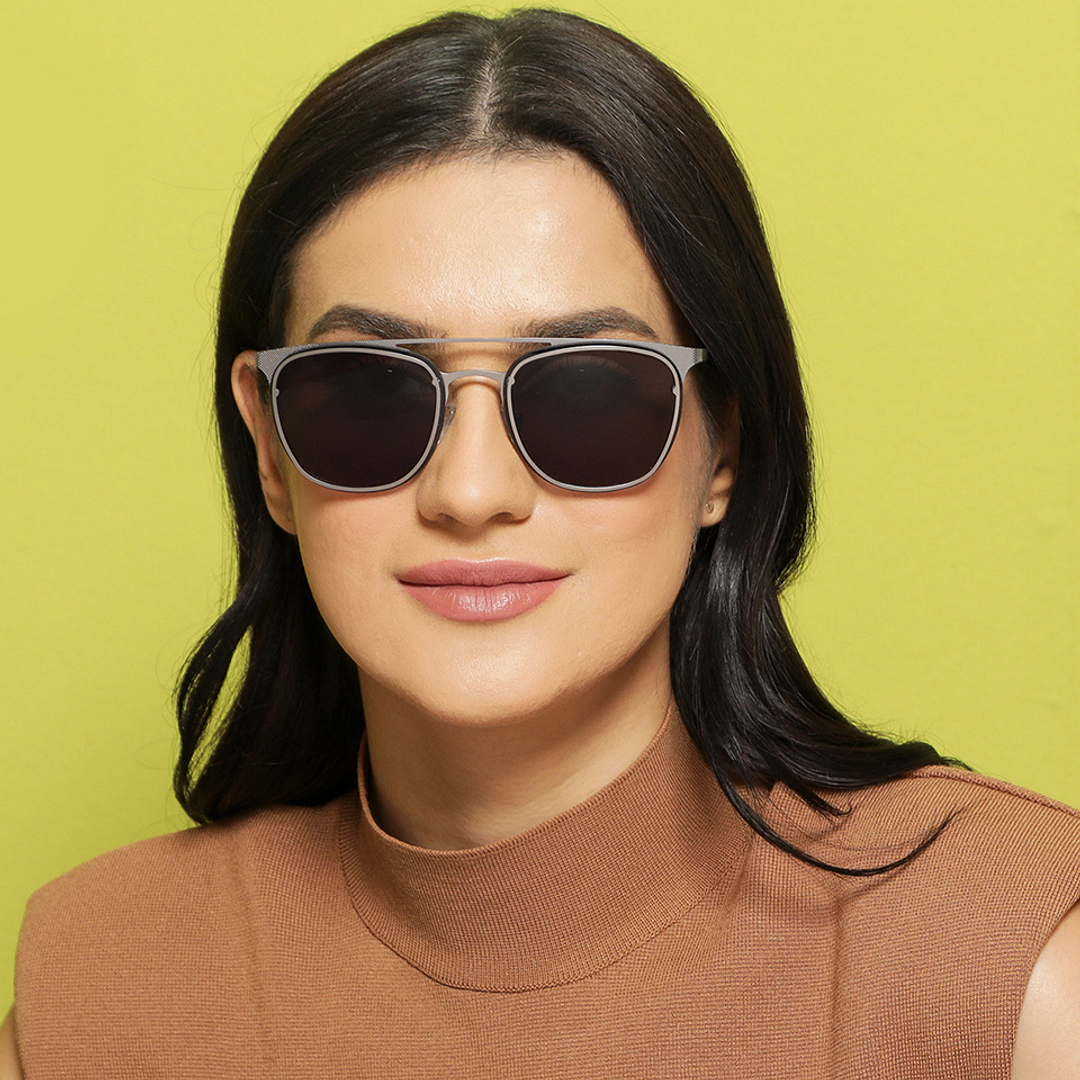 Vincent Chase Grey Full Rim Clubmaster left side