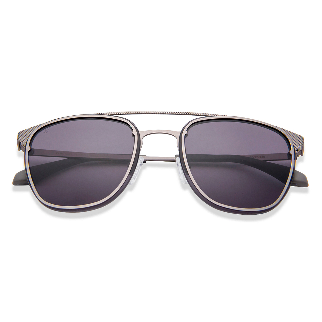 Vincent Chase Grey Full Rim Clubmaster left side