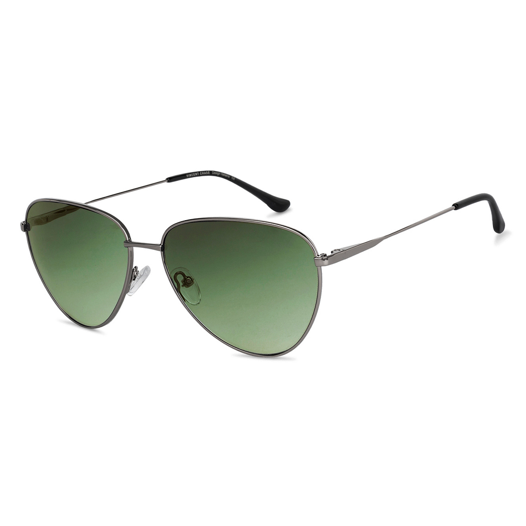 Vincent Chase Online Gunmetal Full Rim Aviator right side