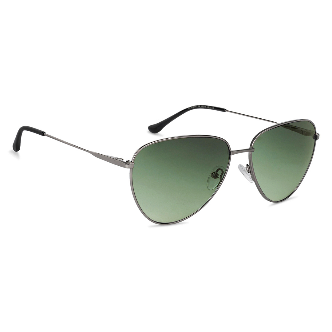 Vincent Chase Online Gunmetal Full Rim Aviator left side
