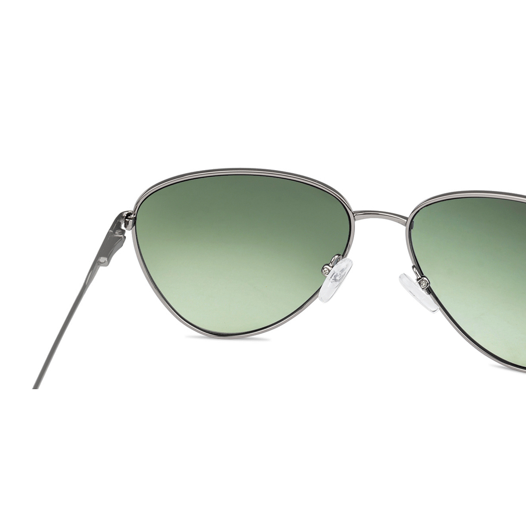 Vincent Chase Online Gunmetal Full Rim Aviator left side