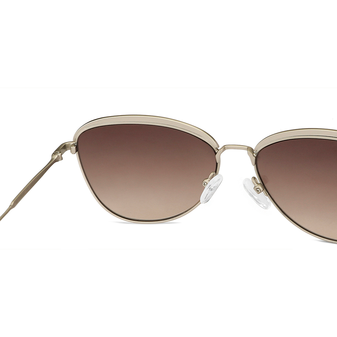 Vincent Chase Online Silver Full Rim Cat Eye right side