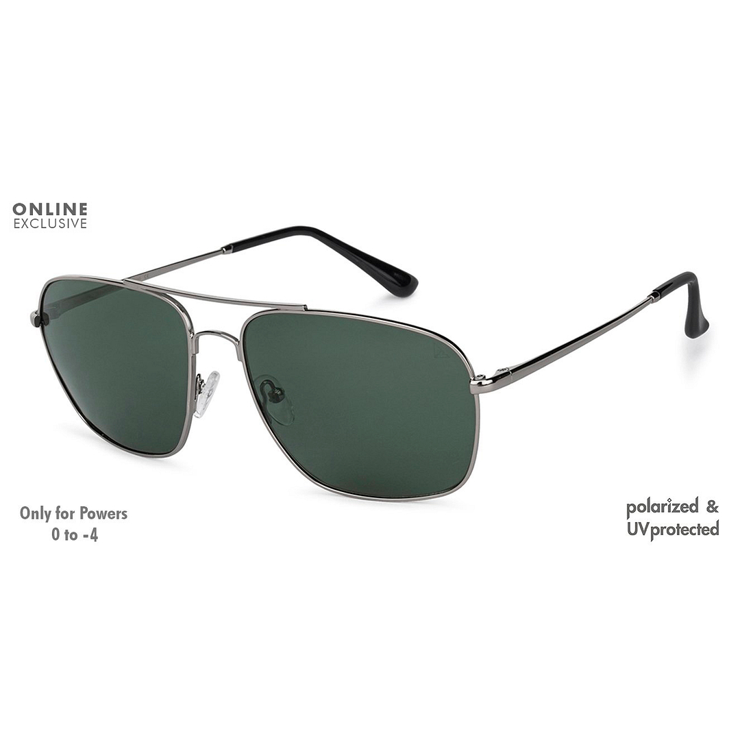 Vincent Chase Online Gunmetal Full Rim Rectangle right side
