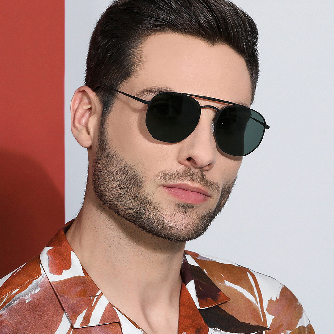 Vincent Chase Online Black Full Rim Geometric right side