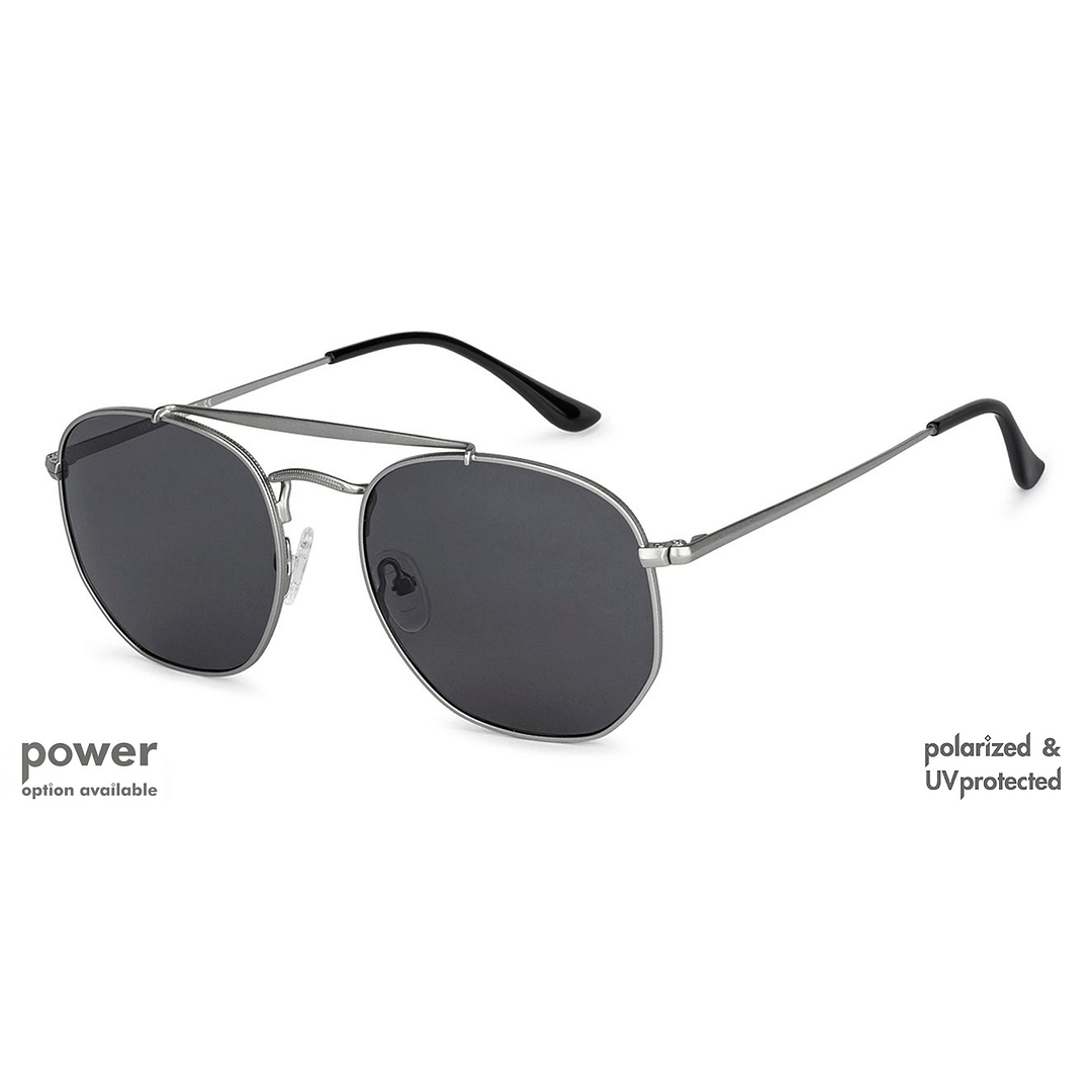 Vincent Chase Online Silver Full Rim Geometric right side