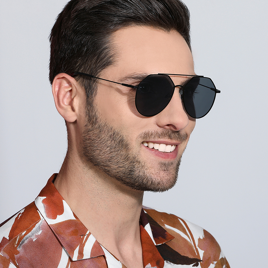 Vincent Chase Online Black Full Rim Round right side