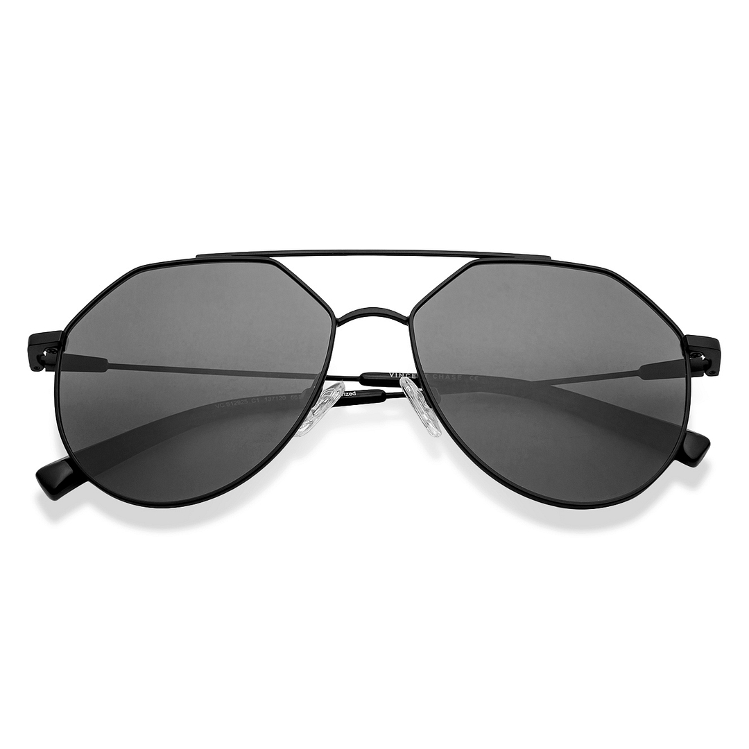 Vincent Chase Online Black Full Rim Round left side